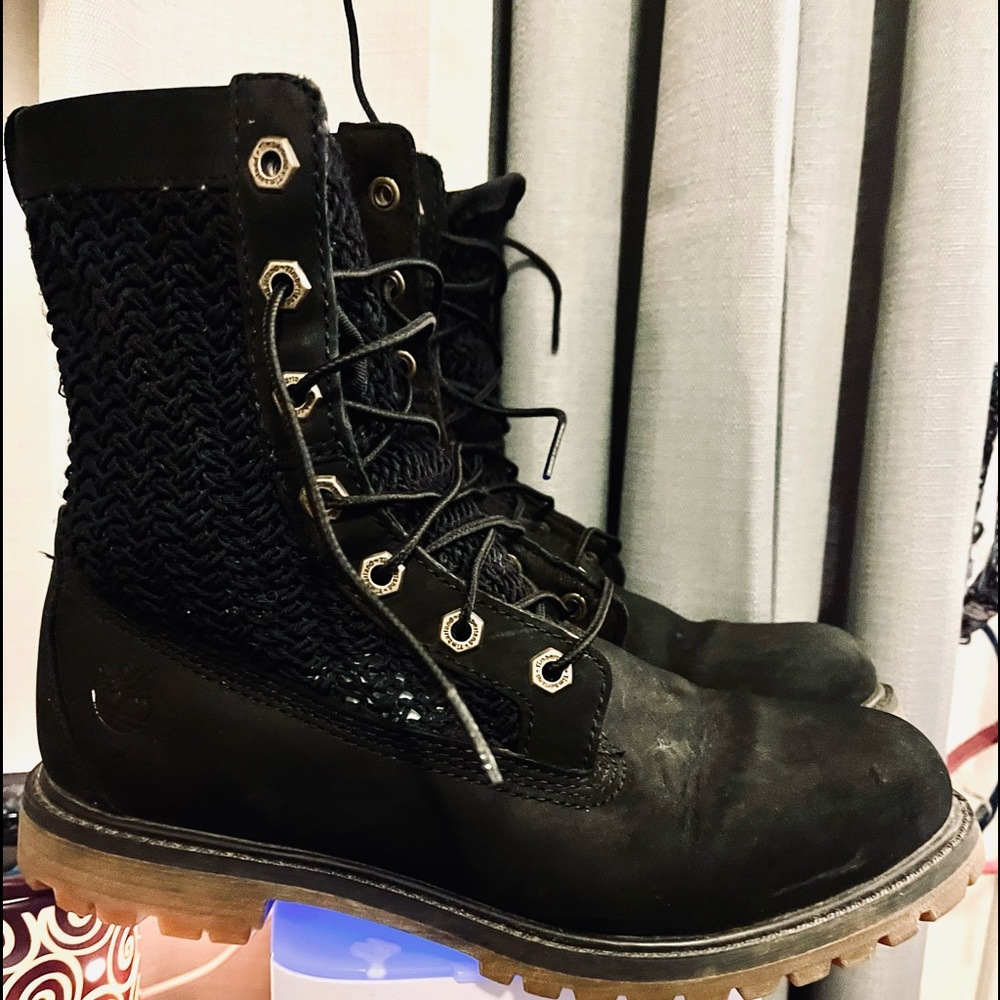 EUC Timberland Women's Open Weave 6" Boot